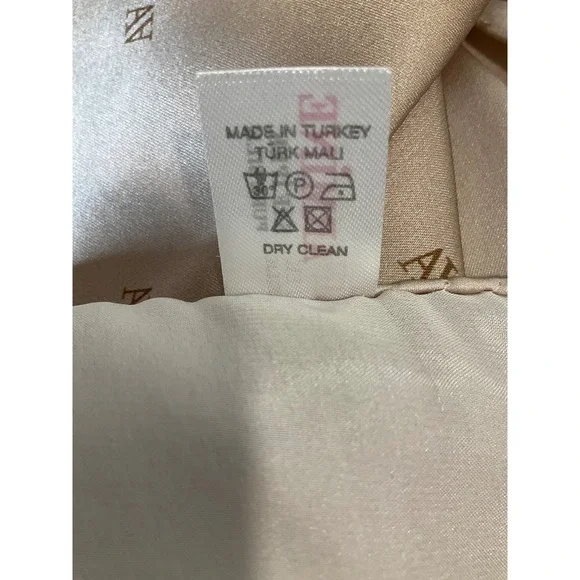 Armine Luxury Pure Silk Ombre All Over Logo Monogram Head Purse‎ Scarf Brown - Picture 5 of 8